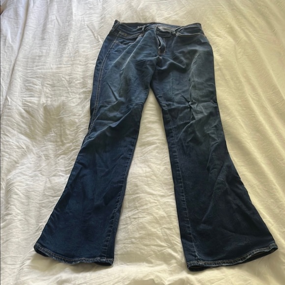 Old Navy Micro Flare Jeans Dark Wash - Picture 2 of 6